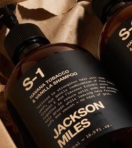 Jackson Miles S-1 Havana Tobacco & Vanilla Mens Shampoo 500ml