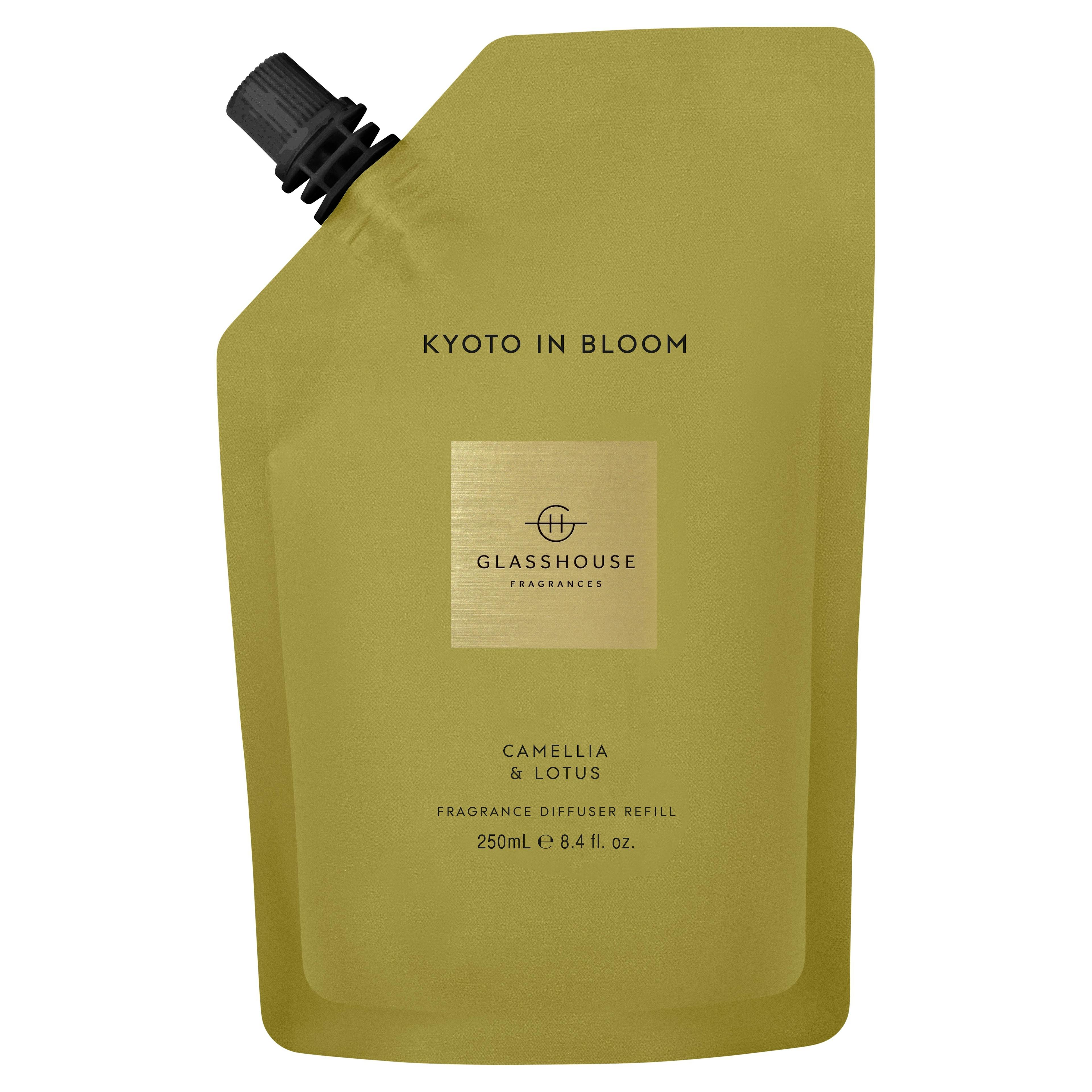 Glasshouse Frangrances Diffuser Refill Pouch 250ml - KYOTO IN BLOOM