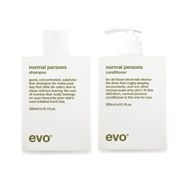 Evo Normal Persons Daily Shampoo and Conditioner 300ml Bundle