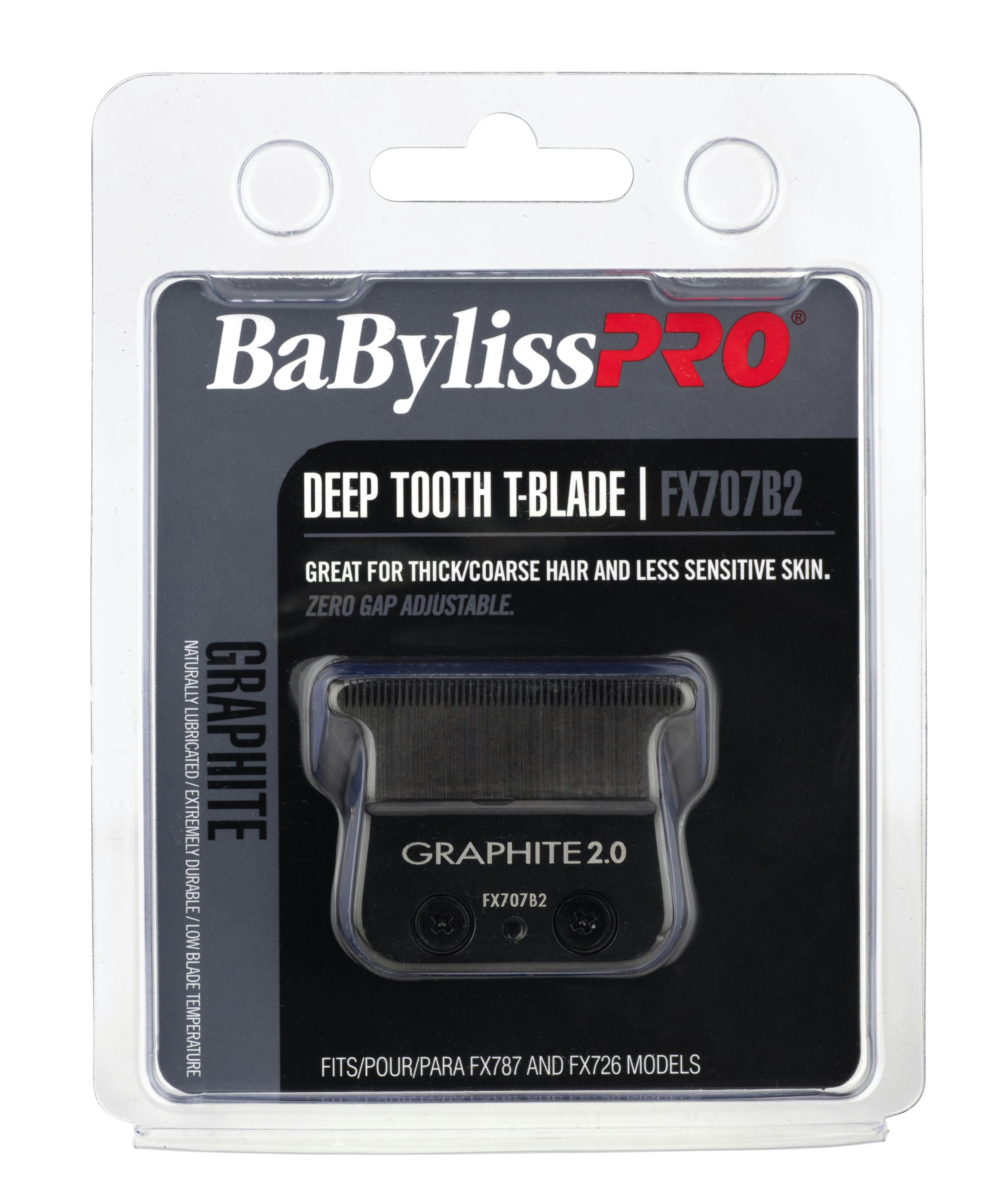 BaBylissPRO Replacement Blade Black Graphite PVD Coating Deep Tooth 