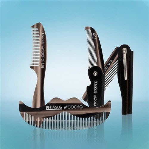 Pegasus M11 Beard & Moustache Folding Comb- Small