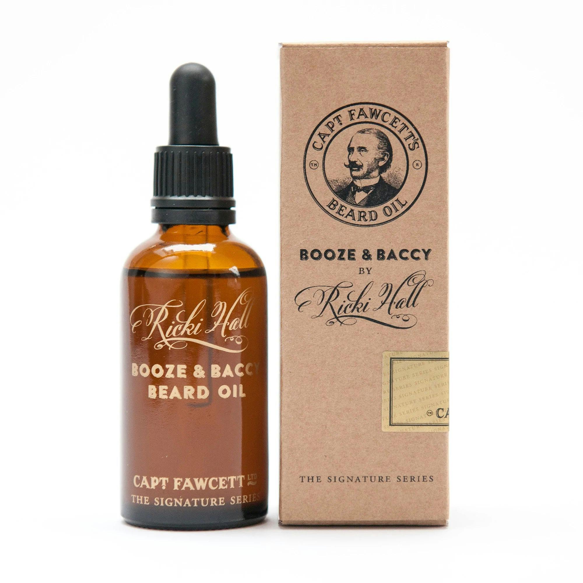 Captain Fawcett's Booze & Baccy Beard Oil 50ml