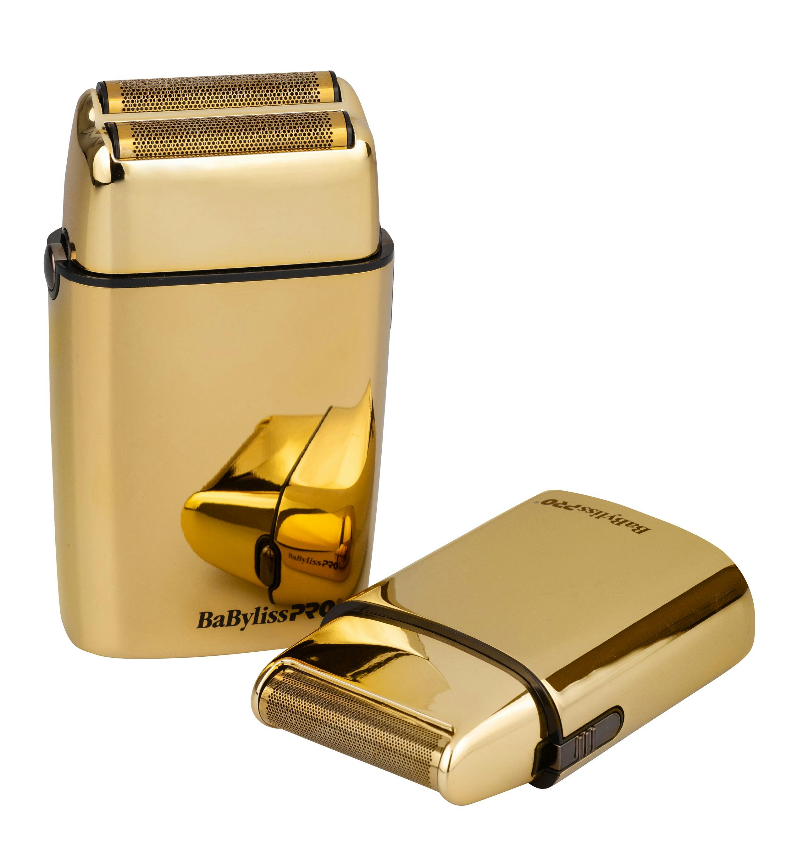 BaBylissPRO Duo Single & Double Foil Shavers - Gold