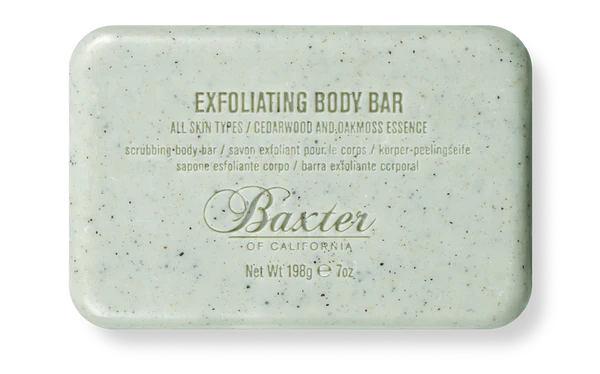 Baxter of California Exfoliating Body Bar Cedarwood and Oakmoss 198g