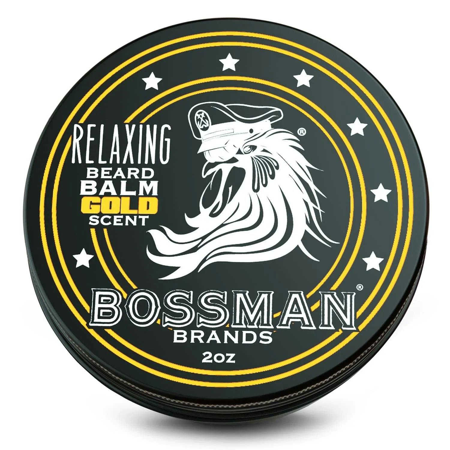 Bossman Relaxing Beard Balm - Gold Scent 57g