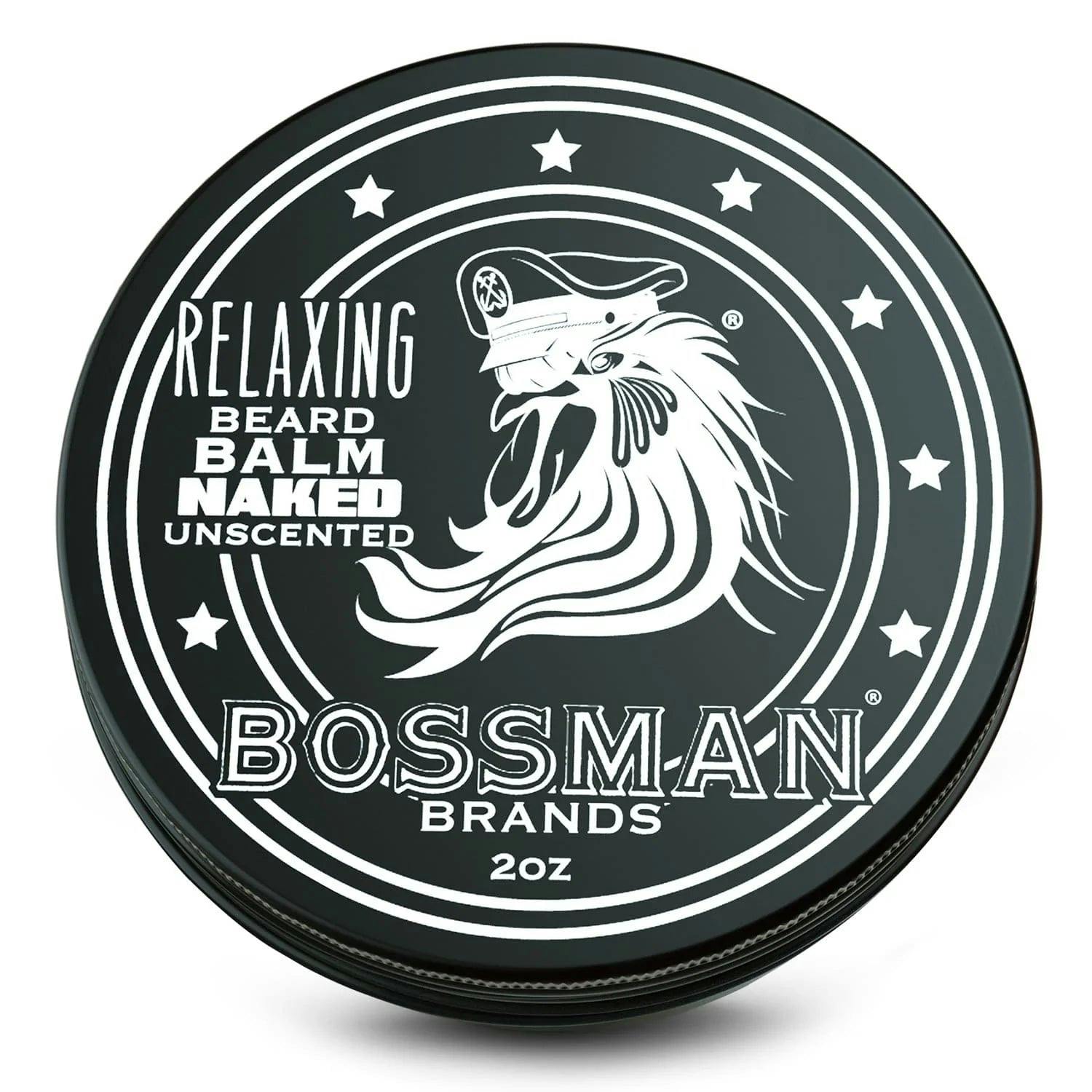 Bossman Relaxing Beard Balm - Naked Scent 57g