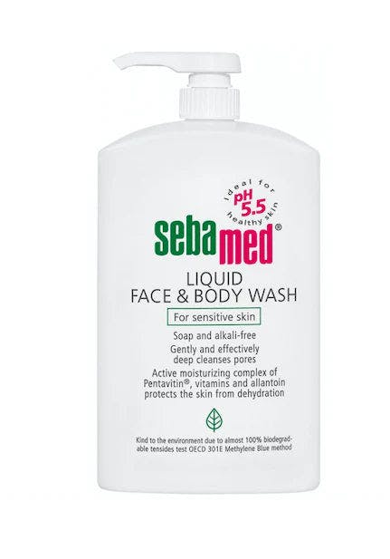 Sebamed Liquid Face & Body Wash 1000ml Pump