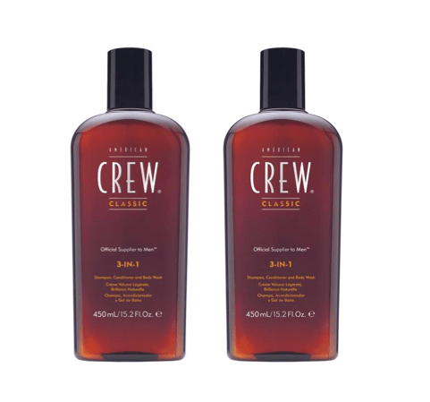 American Crew Classic 3-in-1 Shampoo Conditioner and Body Wash 450ml Duo Pack