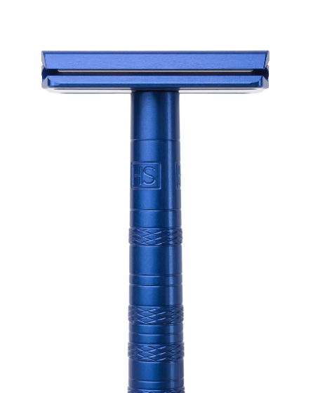 Henson Shaving AL13-M DE Safety Razor Steel Blue