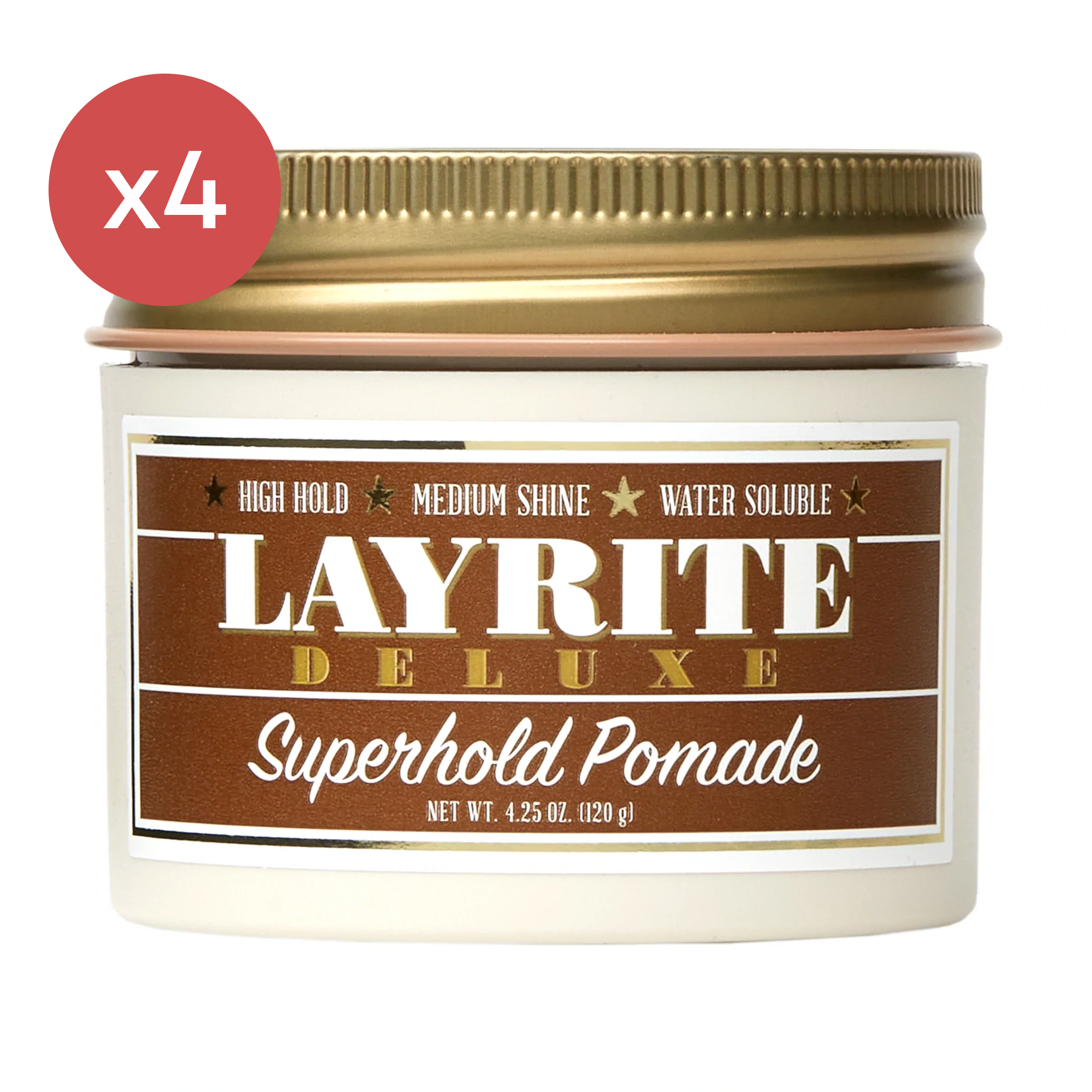 Layrite Superhold Pomade Quad