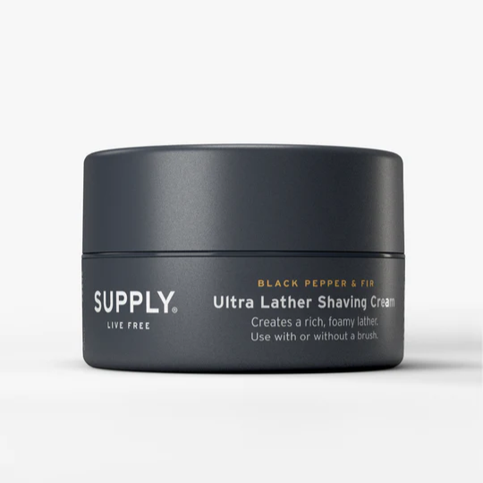 Supply Ultra Lather Shaving Cream - Black Pepper & Fir 255ml