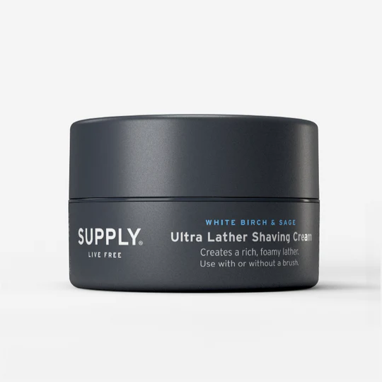 Supply Ultra Lather Shaving Cream - White Birch & Sage 255ml