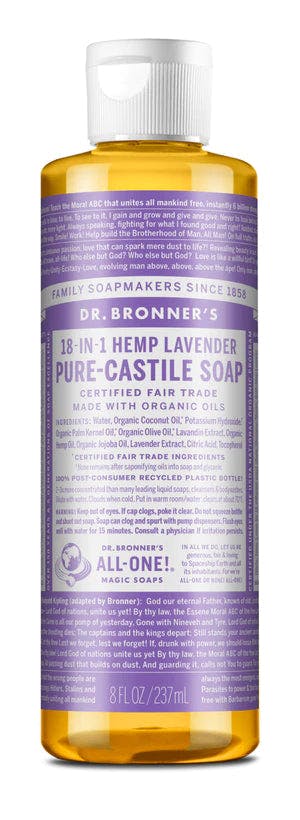 Dr. Bronner's Pure-Castile Soap Liquid Lavender 237ml