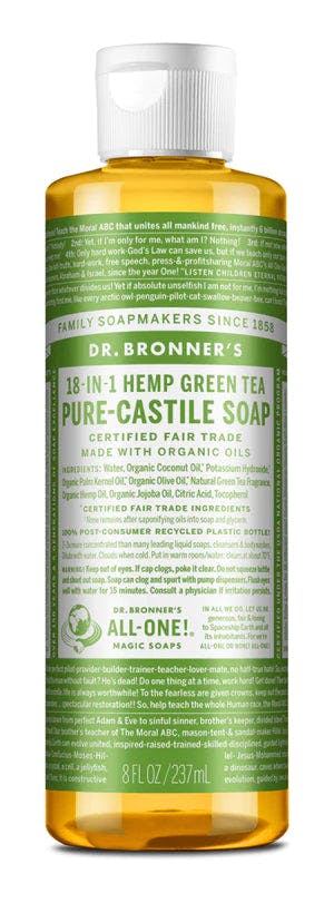 Dr. Bronner's Pure-Castile Soap Liquid Green Tea 237ml