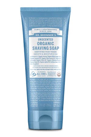 Dr. Bronner's Organic Shaving Soap Unscented 207ml