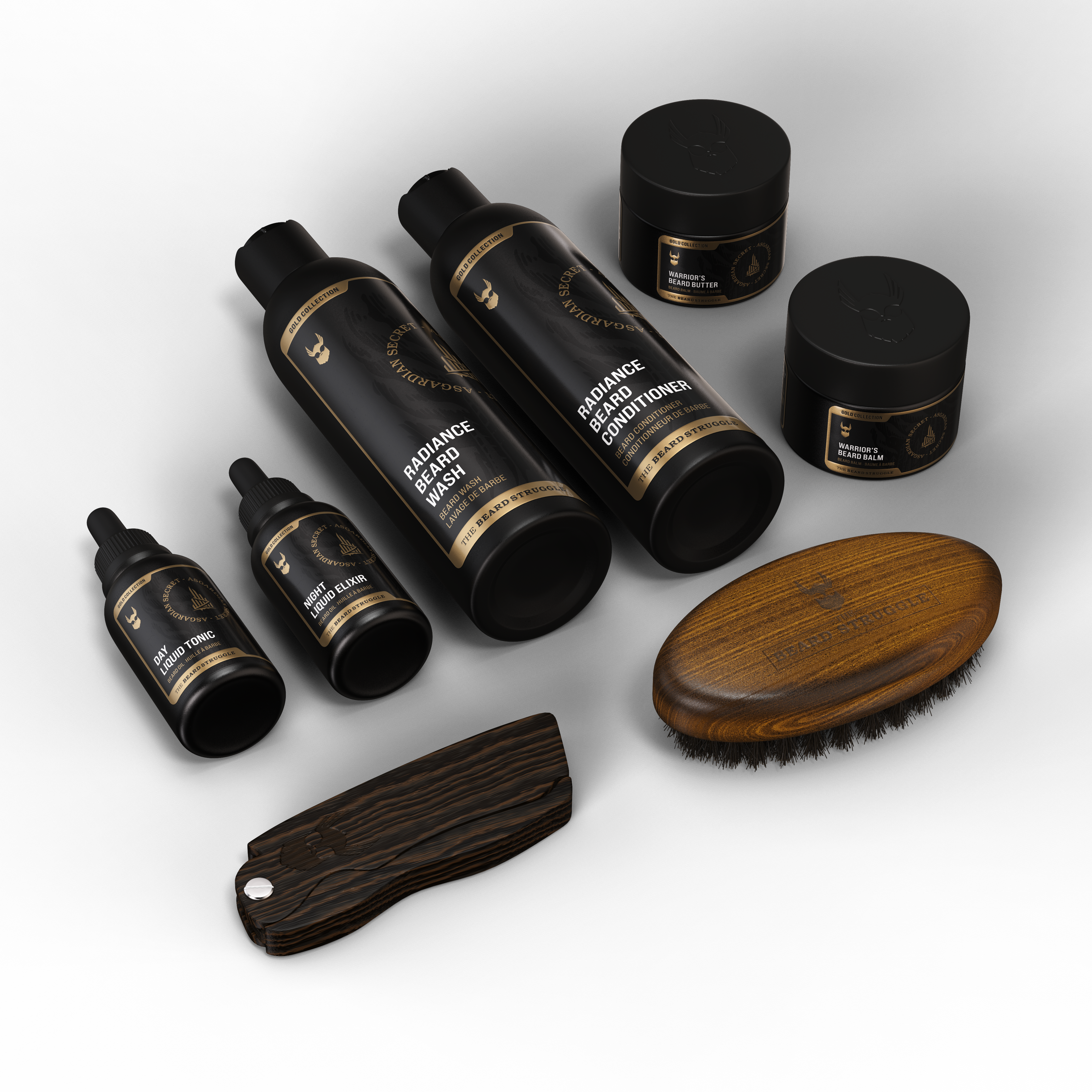The Beard Struggle The Ultimate Kit Gold Collection