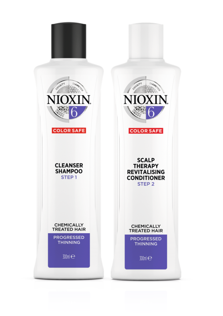 Nioxin System 6 Cleanser Shampoo and Scalp Therapy Revitaliser Conditioner 1000ml Bundle